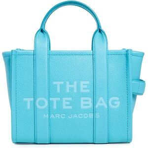 Marc Jacobs The Leather Small Tote Bag - Pool Blue
